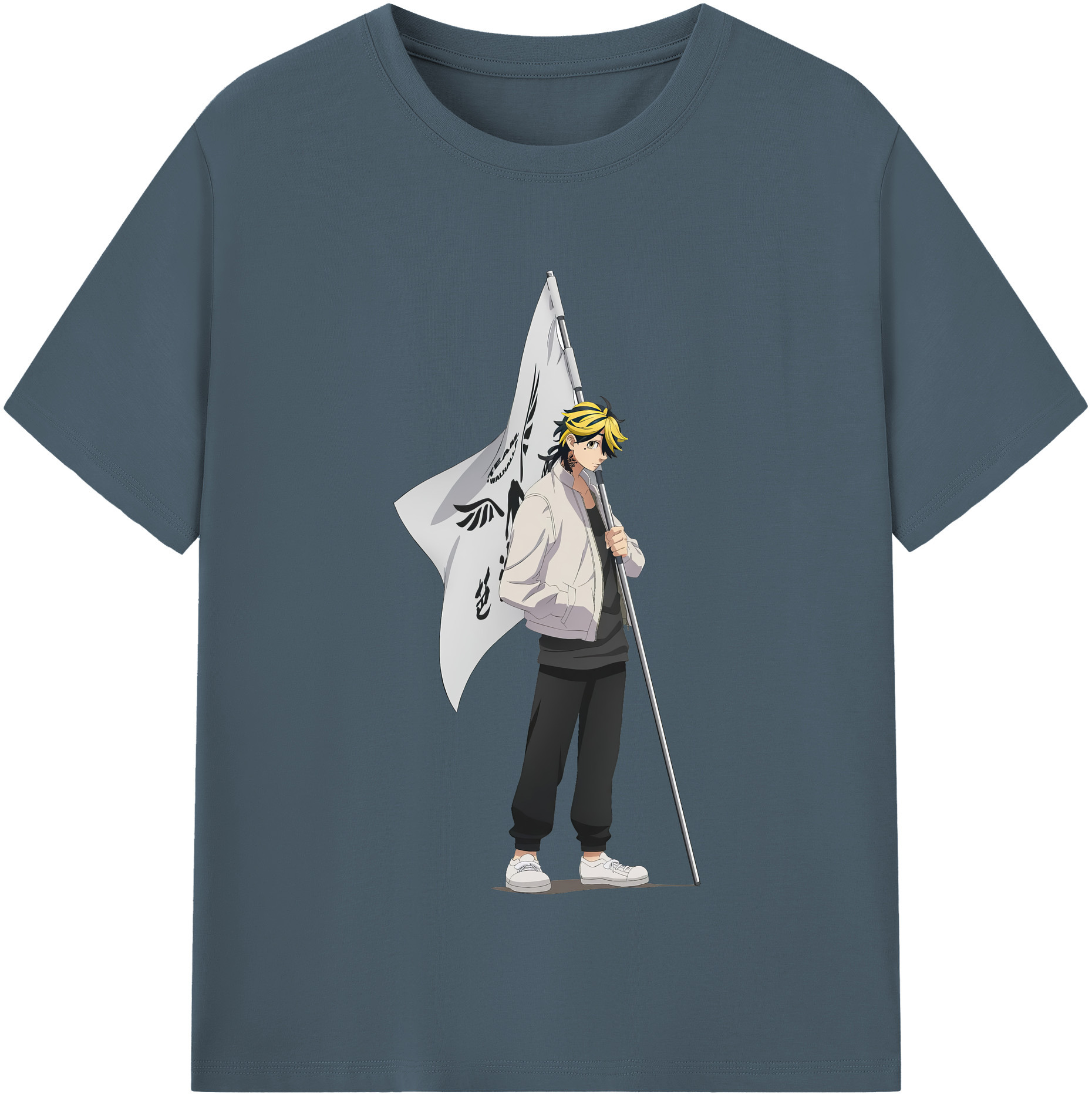 （画像用） 東京リベンジャーズ Tokyo Revengers 綿100％半袖Tシャツ（フロントプリント）